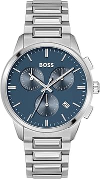 Hugo Boss Men's Blue Dial Stainless Steel Watch - 1513927