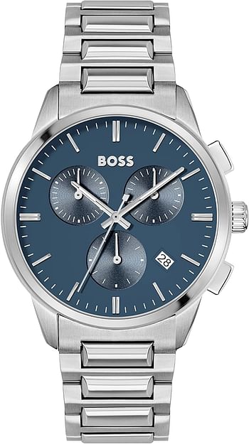 Hugo Boss Men's Blue Dial Stainless Steel Watch - 1513927