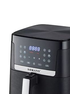 Sokany SK-10004 Digital Air Fryer 8.5 Liters 1800 Watt - Black