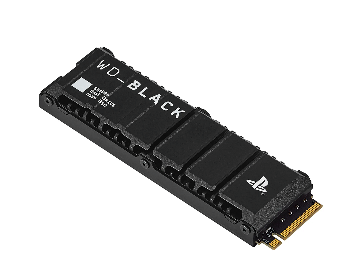 Western Digital Internal SSD 8TB Storage Black SN850P NVMe Internal For PS5 (WDBBYV0080BNC-WRSN) - Black