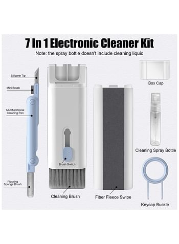 7 in 1 Electronic Cleaner Kit with Brush / Puller tool / Cleaning Pen / Fiber Swipe