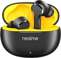 Realme Buds T110 with AI ENC for Calls, Fast Charging Bluetooth Headset - Punk Black