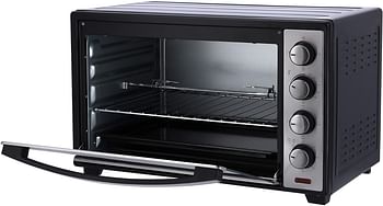 Olsenmark Electric Oven with Convection and Rotisserie 47L - 4 Stage for Heating and Rotisserie - 60 Minute Timer with Bell - 2000W Powerful Motor - Auto Shut Off