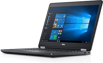 Dell Latitude E5470 - 14 Inch Inch FHD (1920*1080 ) Display - Intel Core i5 6th generation 6200U 2.30GHz - 8GB DDR4 Ram - 256GB SSD - English Backlit KeyBoard - FInger Print  - Intel HD Graphics 520 - Windows 10 Pro - Black