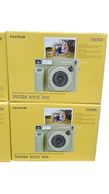 instax WIDE 400 instant camera, Automatic exposure and flash control, WIDE picture format, tripod socket, Green