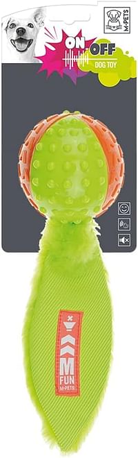 M-PETS On/Off Meteor Orange & Green Dog Toy