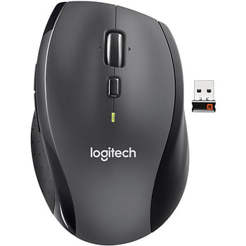 Logitech M705 Marathon Wireless Mouse Windows and Mac Compatible (910-001935) Black