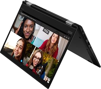 Lenovo Thinkpad X13 Yoga Gen 1 - 13.3'' Inch FHD Touch x360 Display -10th Gen Core i7-16GB DDR4 Ram -512GB NVme SSD- -Finger print + Windows Hello - HDMi- Thunderbolt 3 Type C -Eng Backlit KB - Dolby Audio - Windows 11 Pro -Black