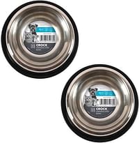 M-PETS Crock Stainless Steel Bowl L