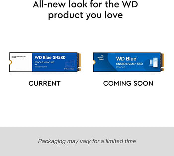 Western Digital SSD SN580 NVMe  (WDBWMY0010BBL-WRWM) 1TB - Blue