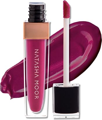 NATASHA MOOR: Molten Matte Liquid Lipstick - Long-Lasting, Hydrating, Matte Finish with Moisturizing Vitamin E - Waterproof, Kiss-Proof, Cruelty-Free - 12-Hour Stay Power - ALTER EGO