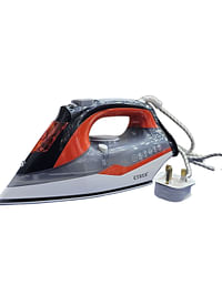 Cyber Steam & Spray Iron, 2200W Ceramic Soleplate  CYI2321 - Grey, Red