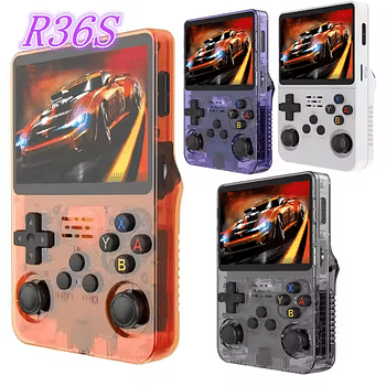 1 PCS Handheld Game Console Retro Arcade HD Large Screen Mini Usb Charging Foreign Trade Game Console R36S Handheld Game Console Random color