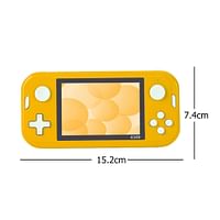 X350 Portable Handheld Game Player Versatile Durable Material Stylish Design 1200mAh 3.5'' IPS HD Screen Retro Game Console Built-in 6800 Games Gameboy Joystick Support 10 Emulators Orange