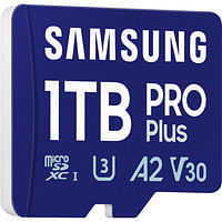 Samsung Memory Card Micro SD 1TB Pro Plus With Adapter 180MB/S (MB-MD1T0SA/AM)