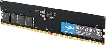 Crucial RAM 32GB DDR5 4800MHz CL40 Desktop Memory CT32G48C40U5 -Black