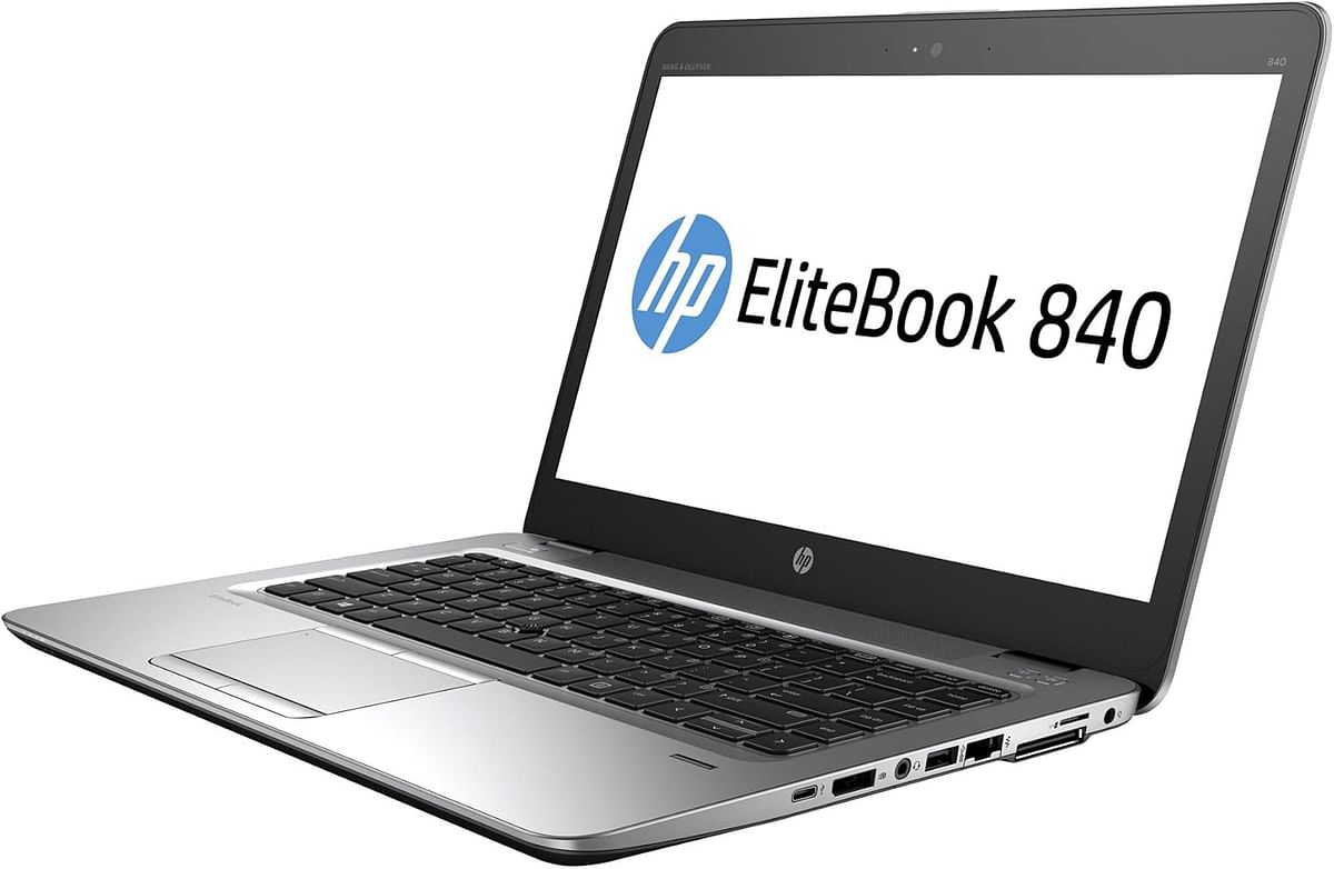 كمبيوتر محمول HP EliteBook 840 G1 14in HD للأعمال، معالج Intel Core i5-4300U بسرعة 1.9 جيجاهرتز، ذاكرة وصول عشوائي 16 جيجابايت، قرص SSD سعة 256 جيجابايت، USB 3.0، VGA، WiFi، RJ45، نظام التشغيل Windows 10 Pro