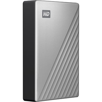 Western Digital My Passport Ultra Hard Drive 4TB For Mac Portable (WDBPMV0040BSL-WESN) Silver