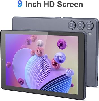 C idea 9 inch Android 12 Tablet with 8GB+256GB, 5+8MP Camera,4G Tablet with SIM Card Slot, 5G WIFI Tablet with GPS 8000mAh Battery,CM925(Gray)