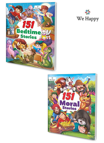 151 Moral and Bedtime Stories Book Creative Learning and Educational Reading Book for kids