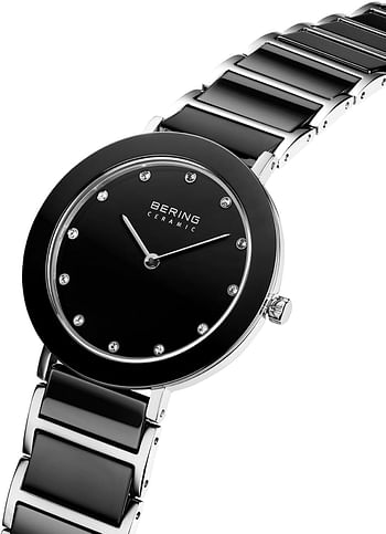 BERING Womens Analogue Quartz Watch with Stainless Steel Strap 11435-749 - Black