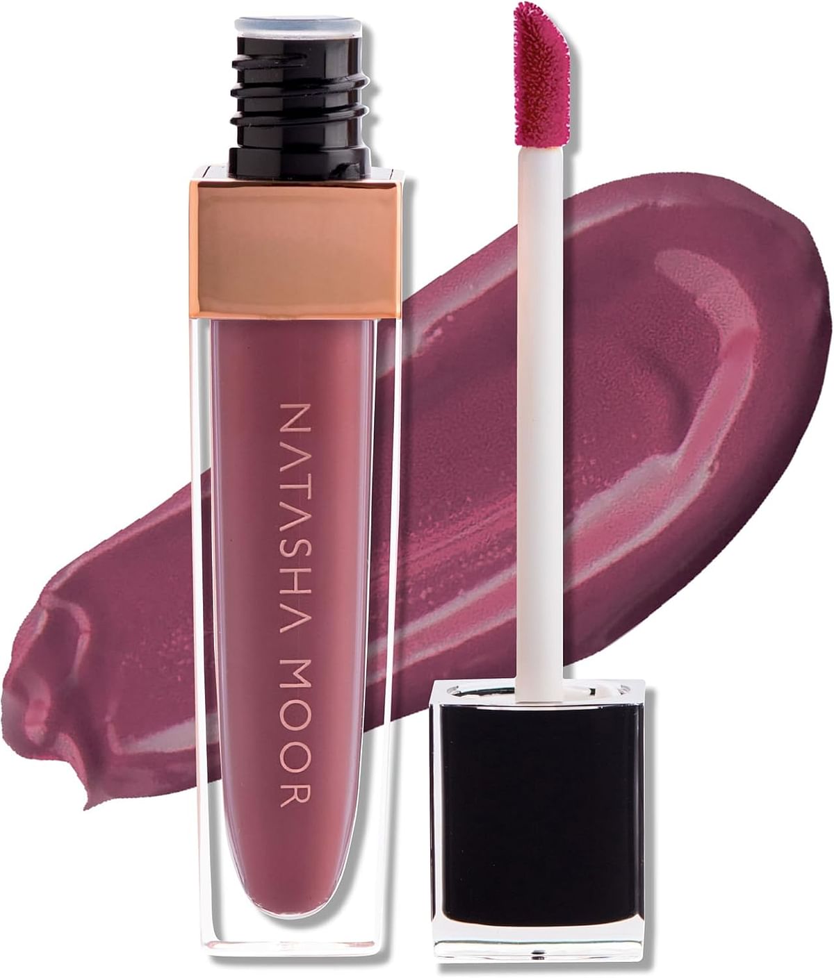 NATASHA MOOR: Molten Matte Liquid Lipstick - Long-Lasting, Hydrating, Matte Finish with Moisturizing Vitamin E - Waterproof, Kiss-Proof, Cruelty-Free - 12-Hour Stay Power - FIRE WITHIN