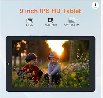 C idea 9 inch Tablet, Android 12.0 Tablet with SIM Card Slot and Wifi/5G LTE 8GB RAM,512GB ROM Storage Dual 5MP+8MP Camera HD IPS Display,CM915 (Purple)