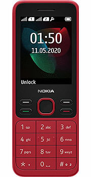 Nokia 150 (2020) Feature Phone, Dual SIM, 2.4" Display, Camera, FM Radio, MP3 Player, expandable MicroSD up to 32GB - Red