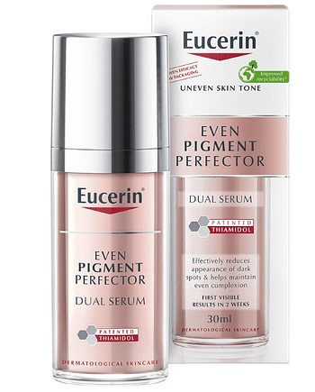 Eucerin Even Pigment Perfector Dual Face Serum Cream, Reduces Spots, Plumps up Wrinkles, Refines Skin Texture, Suitable for All Skin Types, 30ml