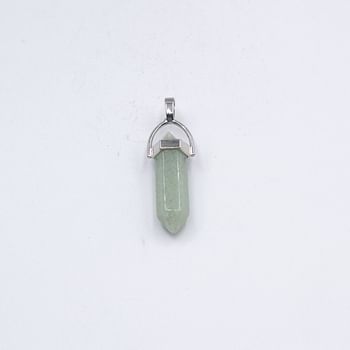 Himalayan Natural  Green Aventurine  Crystal Pendant Gemstone for Men & Women