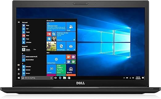 Dell Latitude 7480 Business Class Laptop 14.0 Inch FHD Touch Display Intel Core 7th Generation i7-7600 Windows 10 Pro 256GB SSD - 8GB RAM - Black