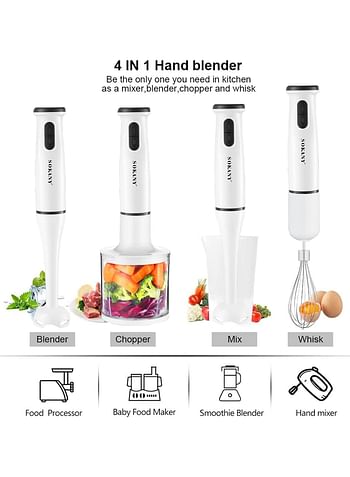 Sokany SK-1715-4 Hand Blender with Plastic Wand 200W