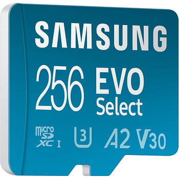 Samsung Micro SD Memory Card 256GB Evo Select With Adapter 160MB/S (MB-ME256SA/AM)