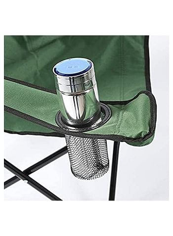 Pack of 4 Folding Outdoor Beach Camping Chair with Cup Holder In Assorted Colors