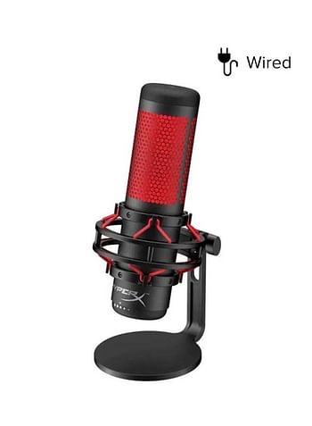 QuadCast Standalone USB Microphone, Designed For Streaming, Four Polar Patterns, Tap To Mute Sensor, Anti Vibration Shock Mount, For PC / PS5 / PS4 / Mac | 4P5P6AA