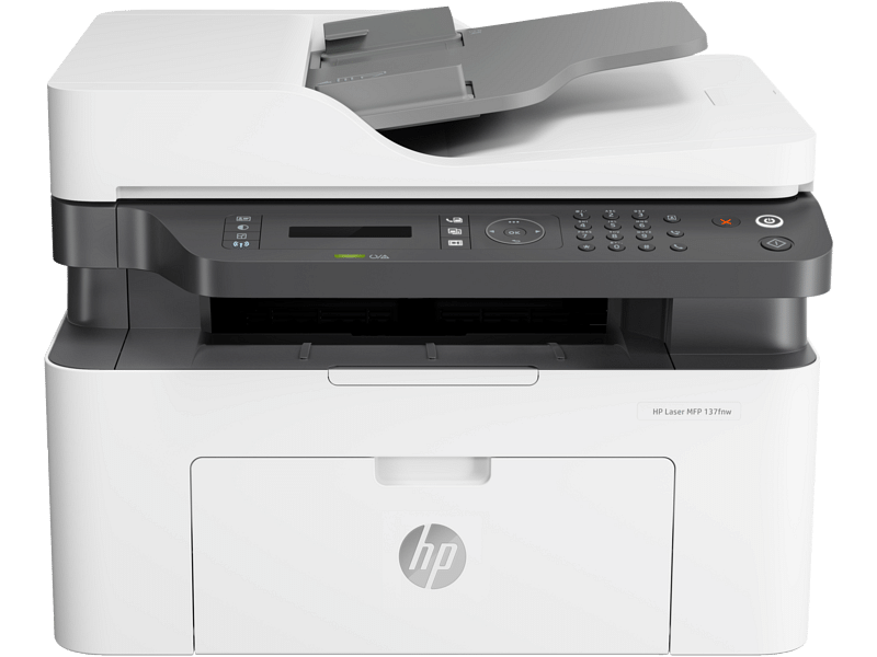 HP Laser Printer MFP 137fnw - Print Copy Scan Fax Printer for Small Medium Business - Black and white