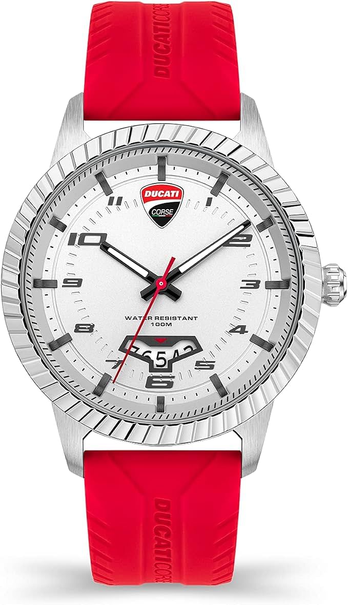 Ducati Analog White Dial Men's Watch-DTWGN2019502