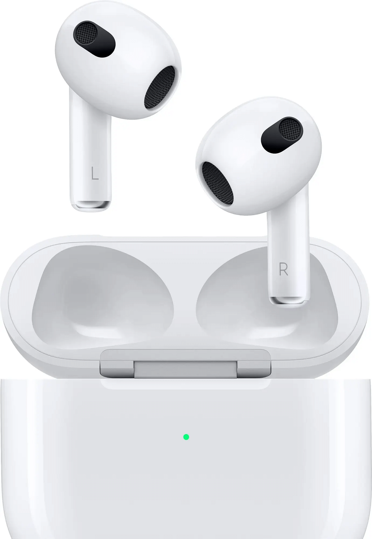 Apple Earphone Airpod 3rd Generation With Lightning Charging Case MPNY3LL/A - White