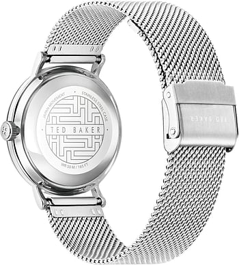 Ted Baker Women's Quartz Stainless Steel Strap Silver, 18 Casual Watch BKPPHF0099I - Silver