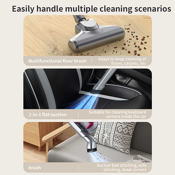 HB-807 9000Pa 4-IN-1 Car Vacuum Cleaner Wireless Handheld Blowing Suction Integration High-Power Vacuum Cleaner for Home Office