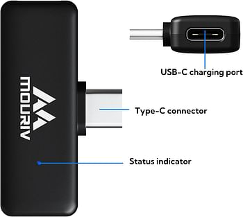 Mouriv 2.4GHZ Wireless Microphones for USB Type-C Android Devices System