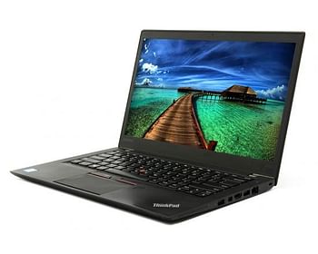 لابتوب لينوفو ثينك باد T460s مقاس 14 بوصة، معالج إنتل كور i7، الجيل السادس، ذاكرة وصول عشوائي 8 جيجابايت، قرص SSD سعة 512 جيجابايت، نظام التشغيل ويندوز 10 برو - أسود