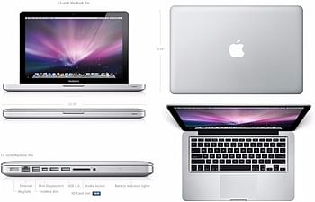 Apple A1278 MacBook Pro Laptop, 13 Inch  Intel Core i5 Processor, 16GB DDR3 RAM, 256GB SSD, Backlit Keyboard - Silver