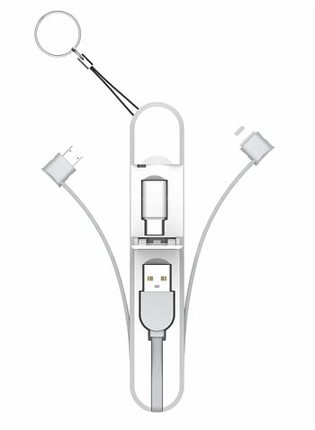 LDNIO 3-in-1 Cable Storage Box with Type-C Connector - Fast Charging