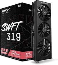 بطاقة رسومات الألعاب XFX Speedster SWFT 319 AMD Radeon RX 6900 XT CORE مع 16 جيجابايت GDDR6 HDMI 3xDP وAMD RDNA 2 RX-69XTAQFD9