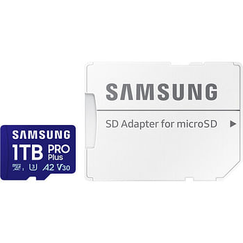 Samsung Memory Card Micro SD 1TB Pro Plus With Adapter 180MB/S (MB-MD1T0SA/AM)