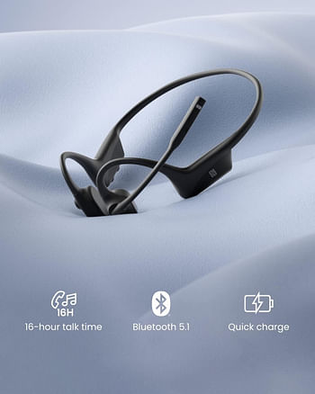 Shokz Headset Opencomm Uc Bone Conduction Bluetooth (C102bk) - Black