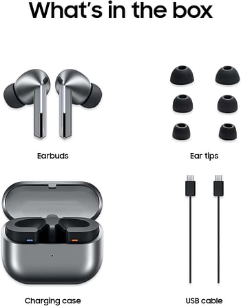 Samsung Galaxy Buds 3 Pro Wireless Earphone (SM-R630) Silver