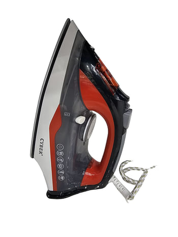 Cyber Steam & Spray Iron, 2200W Ceramic Soleplate  CYI2321 - Grey, Red