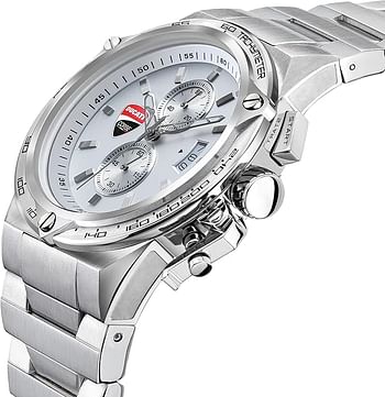 Ducati Analog White Dial Men's Watch-DTWGI2019106